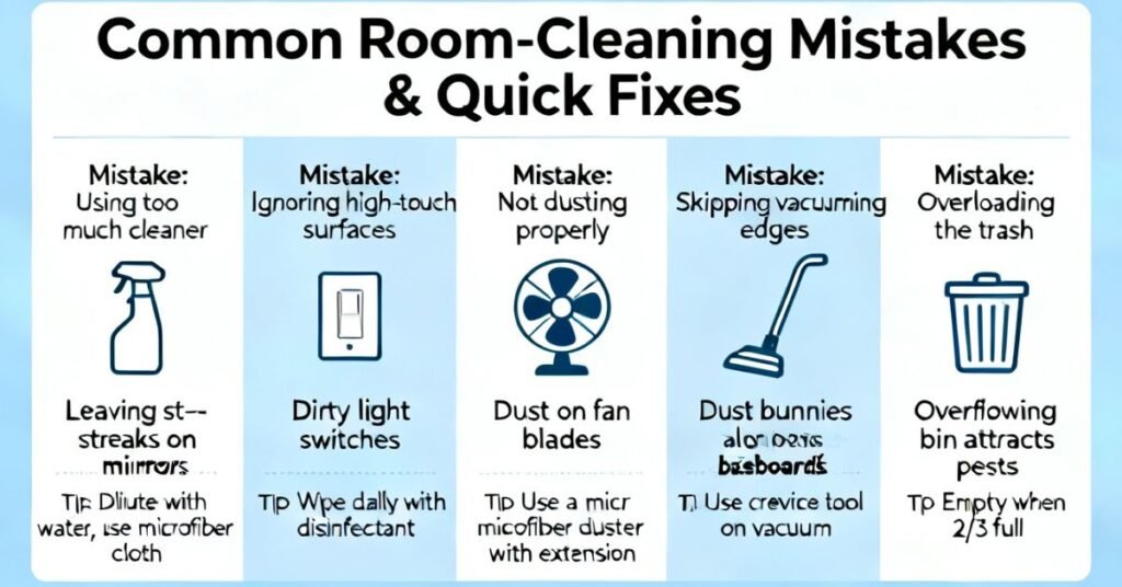 Mistakes to Avoid While Cleaning