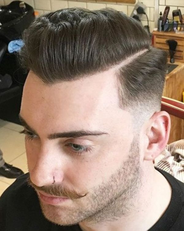 Edgy Hard Part Fade