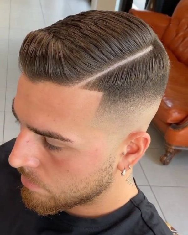 Fine Side Part Fade
