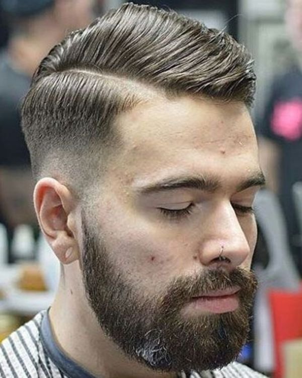 Hard Side Part with High Skin Fade