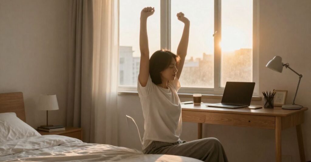 How I wake up early