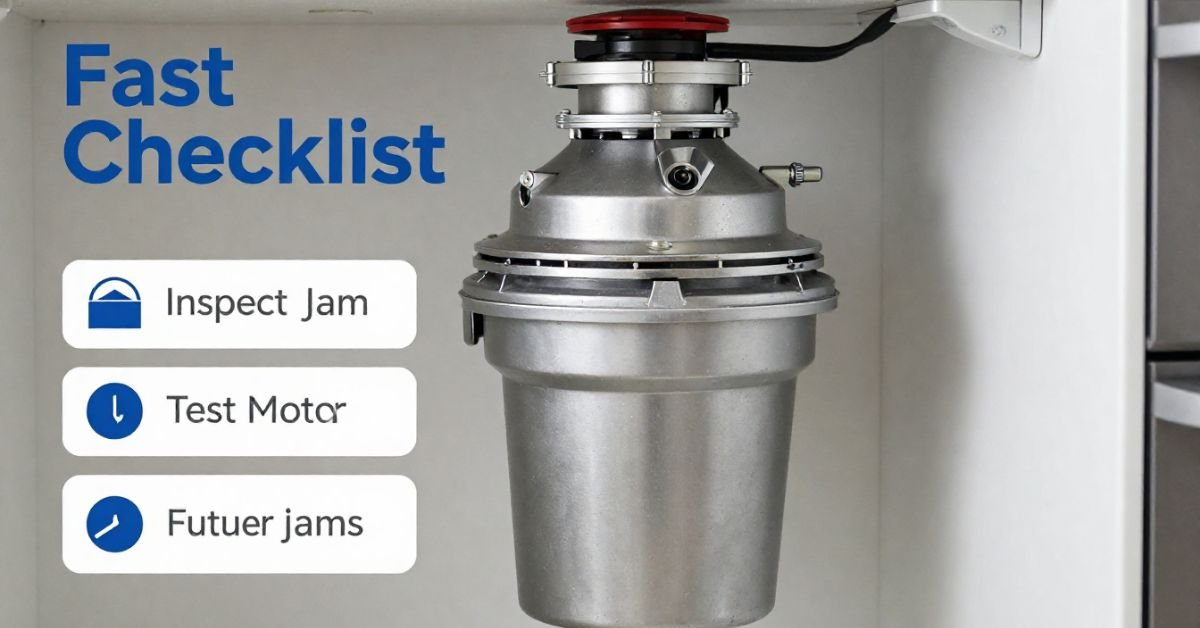 How to Fix Garbage Disposal