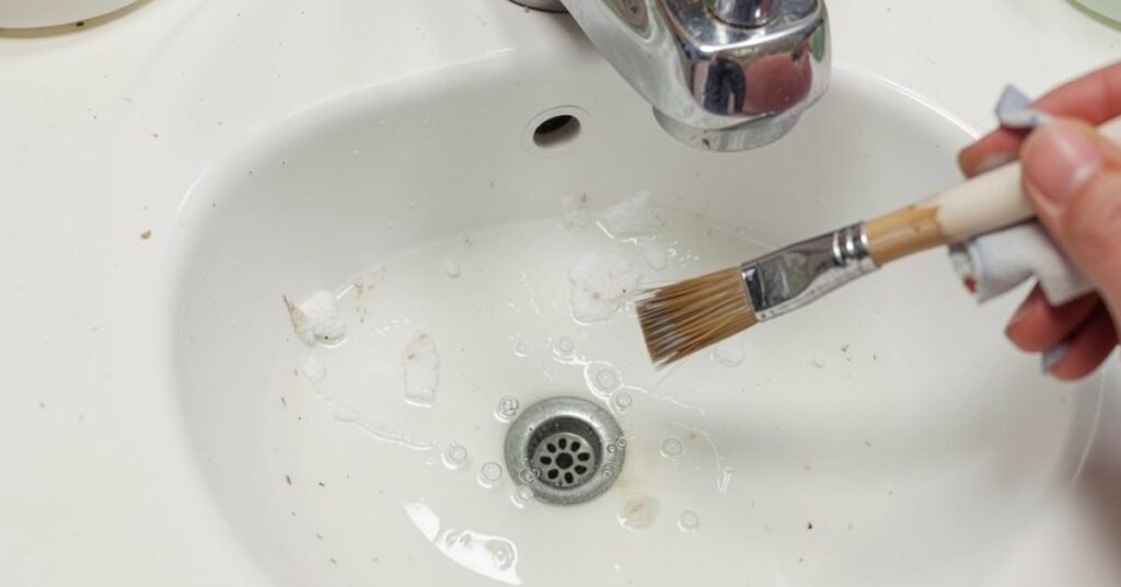 Clean Mineral Buildup in leaky bathtub fauset