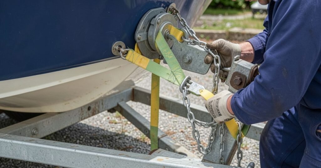 Secure Your Boat to the Trailer