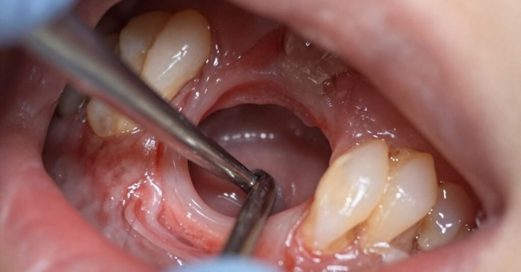 Signs of dry socket