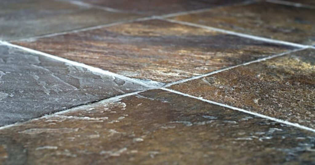 Stains in Slate Tiles