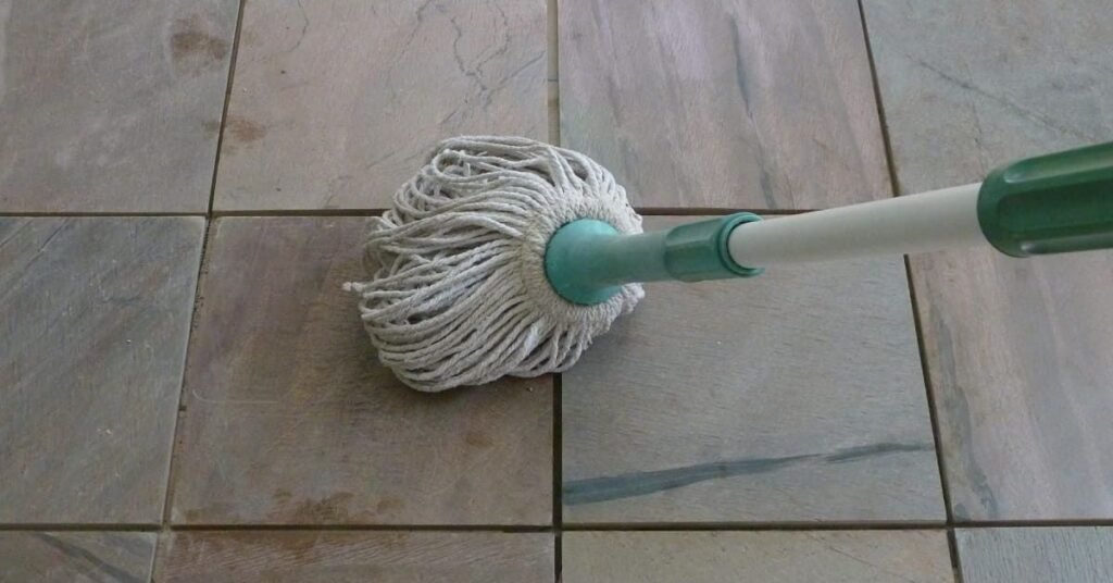 Supplies to Clean Slate Tiles
