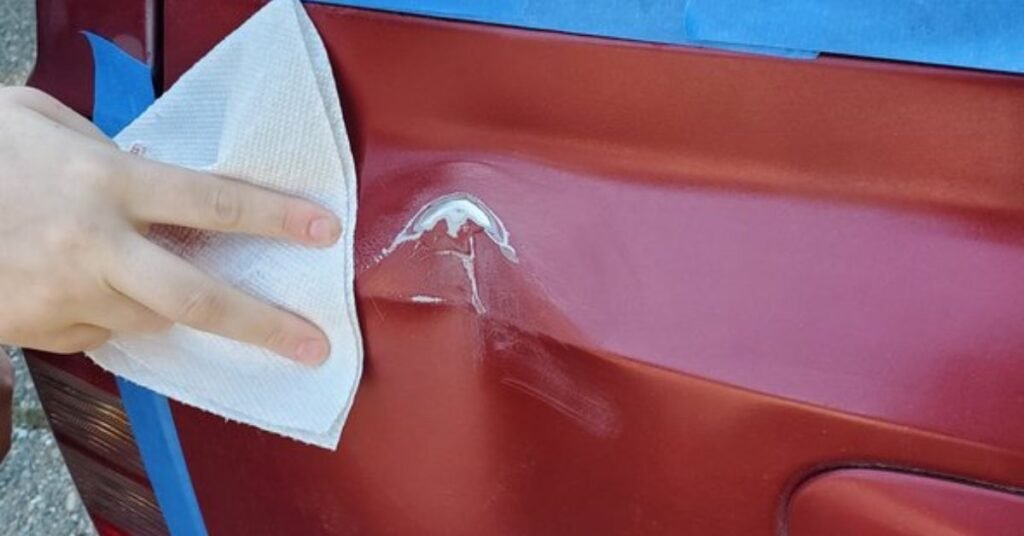 Warning Signs of car paint chip