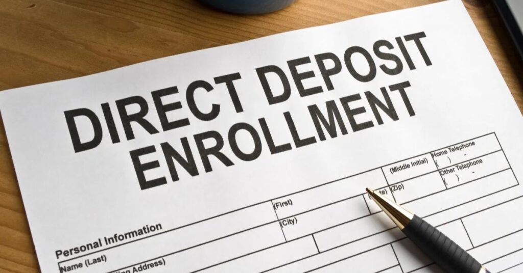 Eligibility Check of direct deposit